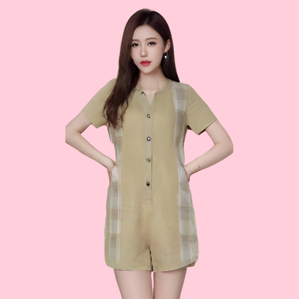 2360 Side lined Romper