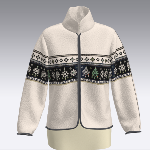 2808 셔파 ZIPUP 노르딕 자켓